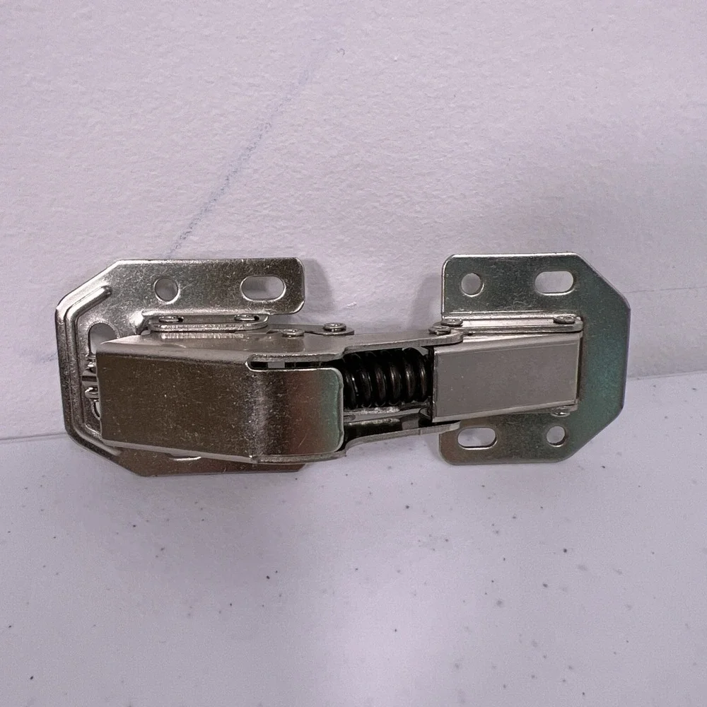 Hidden Cabinet Hinges 90 Degree 4 Pack Soft Close Surface Mount Spring Hinges...